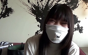 Cute Japanese Teen Gives Hot Blowjob to Big