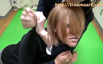 捆绑 扒开腿 Sizzling Nana Nanami Takes It Hard, Ends with