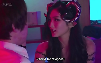 麻豆 Sayuri Marui Tempts Woody with Mouth Then Teases